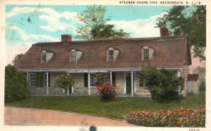 Vintage Postcard 1931 Steuben House 1752 Hackensack New Jersey Ruben Publishing