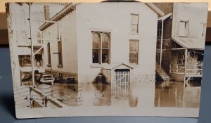 RPPC Flood NY Fort Edward 1913