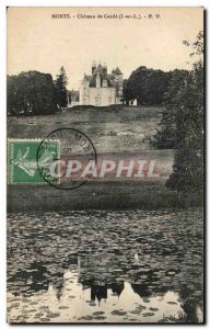 Old Postcard Monts Chateau de Cande