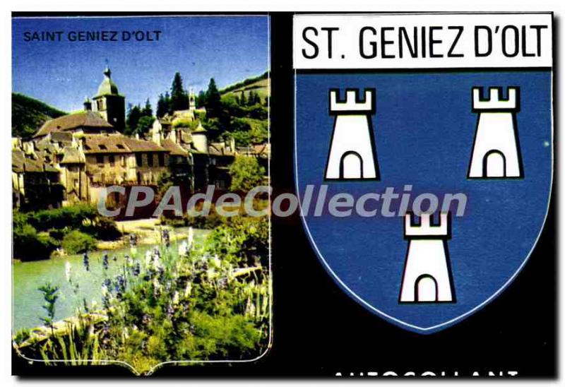 Postcard Old Saint Geniez Olt