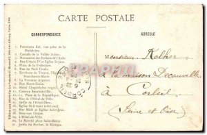 Old Postcard Souvenir De Troyes