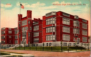 Postcard McKinley High School in St. Louis, Missouri