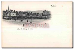 Old Postcard Autun Place du Champ de Mars