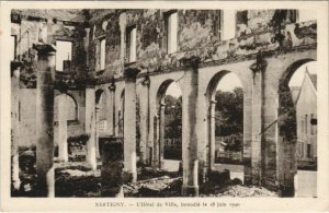 CPA XERTIGNY L'Hotel de Ville l'incendie du 18 juin 1940 (151671)