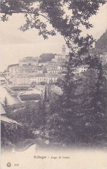 Italy Bellagio Lago di Como Panorama