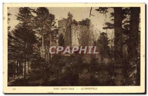 Old Postcard Mont Sainte Odile The Birkenfels