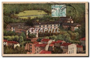 Old Postcard Amelie les Bains Vue Generale and military hospital