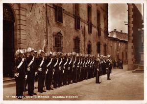 BG19665 guardia d onore repubnlica di san marino  real photo military militaria