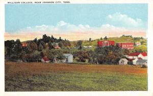 Johnson City Tennessee Milligan College Water Tower Antique Postcard K24375