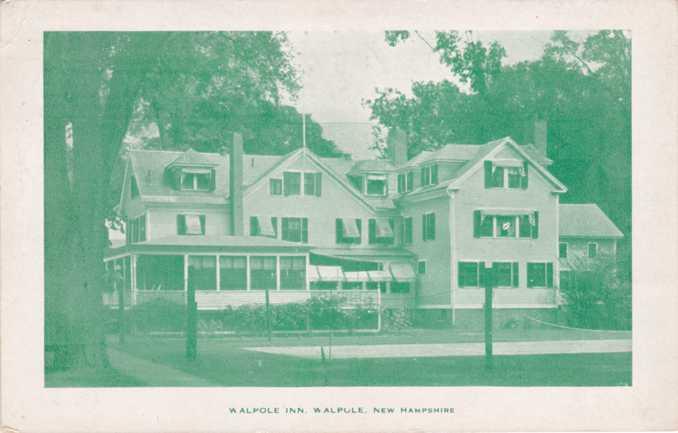 The Walpole Inn - Hotel - Walpole NH, New Hampshire - pm 1931 - WB