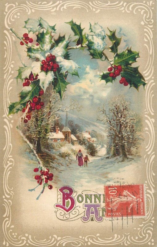 Holidays & celebrations seasonal greetings New Year winter mother child berry