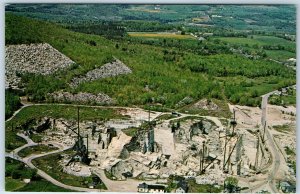 c1960s Barre, VT Wells-lamson Granite Quarry Green Mountain Stone Blocks PC A221