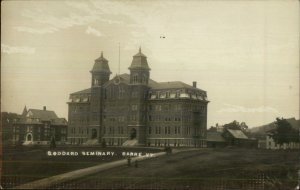 Barre VT Goddard Seminary 1907 Used Real Photo Postcard