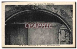 Old Postcard The Illustrious Tarn et Garonne St Antonin Noble Val House of Love