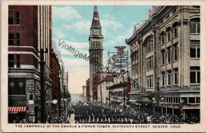 The Campanile of the Daniels & Fisher Tower Denver CO Postcard PC303