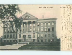 Pre-1907 FREE ACADEMY SCHOOL Utica New York NY t3716