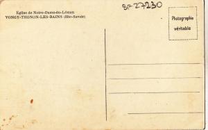 BF27230 vogny thonon les bains h s eglise de notre dam  france  front/back image