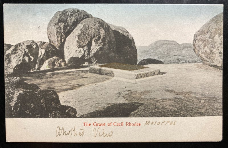 Mint South Africa Color Picture Postcard Grave Of Cecil Rhodes Matoppos