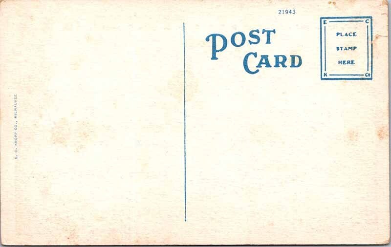 Postcard SCHOOL SCENE Chickasha Oklahoma OK AL0729