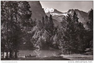 Switzerland Blausee Im Kandertal Doldehorn und Fisistoecke Photo