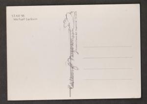 Michael Jackson On French Postcard # 2 - Unused c1980