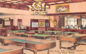 Las Vegas Nevada The Golden Nugget Casino Gambling Hall Vintage Postcard AA60310