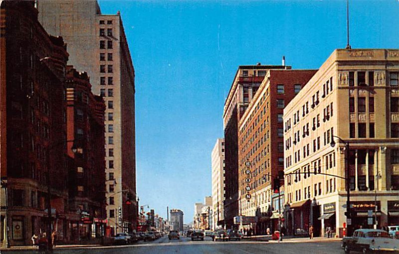 Broadway, Looking West Louisville Kentucky  