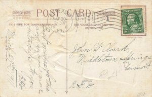 Embossed Yankee Doodle 1911 Music Patriotic Postcard