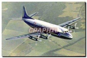 Postcard Modern Jet Aviation Vickers Viscount Air France