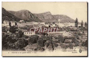 Old Postcard Vence and the Four Baous