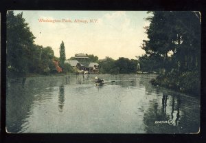 Albany, New York/NY Postcard, Washington Park, 1907!