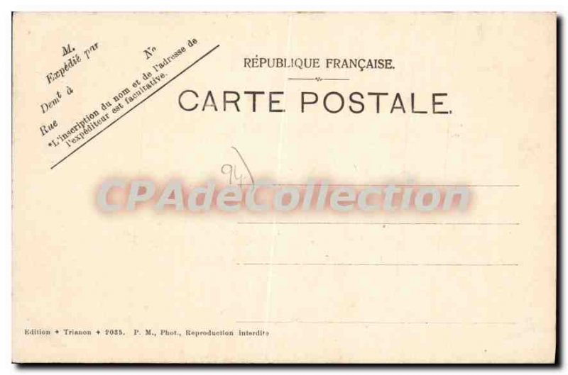 Postcard Old Church St Maur