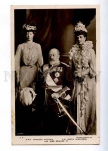 194005 King EDWARD VII Queen Alexandra Vintage ROTARY PHOTO