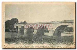 Old Postcard Surroundings Esbly Bridge Railway on the Marne