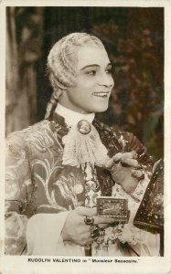 RPPC Postcard Rudolph Valentino Silent Movie Star actor 1920s 23-3233