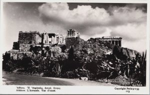 Greece Athens Acropolis of Athens Vintage RPPC C180