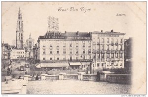 ANVERS, Belgium, 1900-1910's; Quai Van Dyck