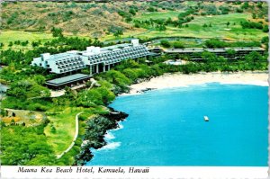 Kamuela, HI Hawaii MAUNA KEA BEACH HOTEL Birds Eye View 4X6 Advertising Postcard