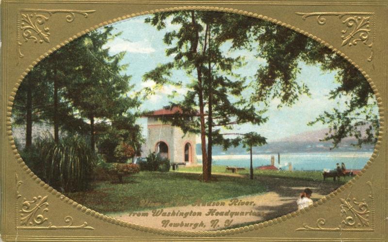 NEWBURGH NY, Washington Headquarter, Hudson River Vintage Postcard NY1944