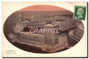 Old Postcard Marseille Fort St John