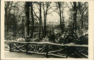 RPPC View of Heerlen Netherlands Gezicht op Heerlen winter real photo postcard