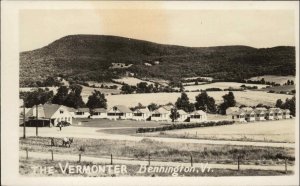 Bennington Vermont VT The Vermonter Hotel Real Photo Vintage Postcard