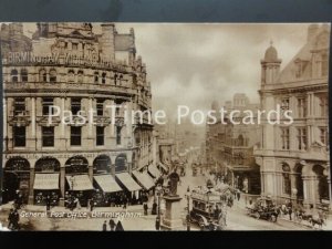 BIRMINGHAM General Post Office showing WALKOVER SHOE COMPANY c1921 RP Postcard