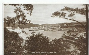 Scotland Postcard - Oban from Above Railway Pier     ZZ3230