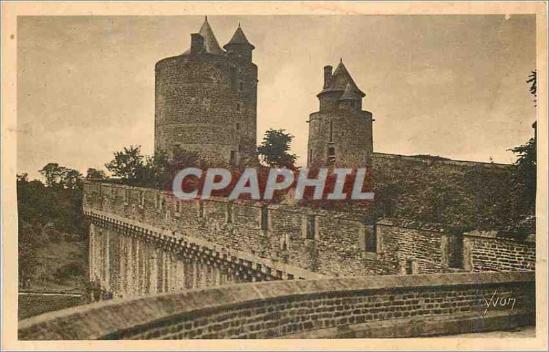 Old Postcard Fougeres (Ille et Vilaine) La Douce France Le Chateau South West...