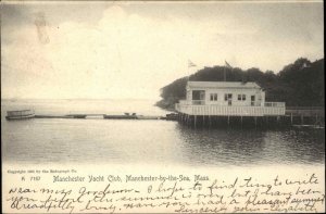 Manchester by the Sea Massachusetts MA Yacht Club c1910 Vintage Postcard