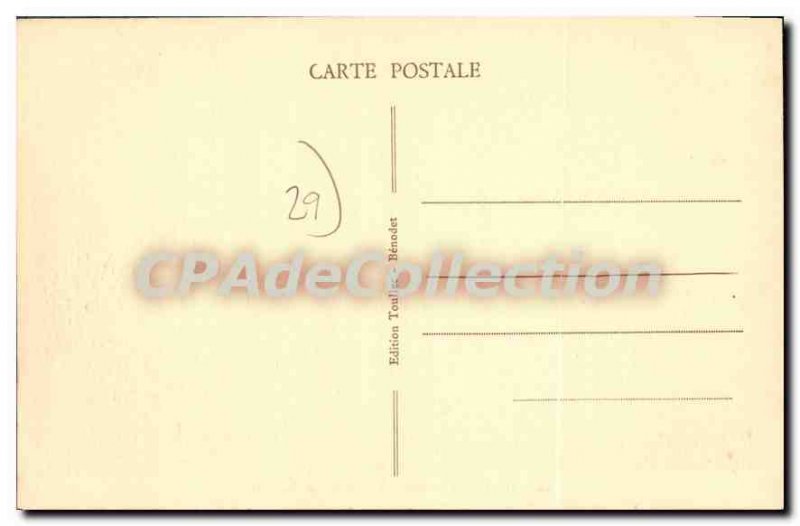 Postcard Old Benodet Tray And The Corniche