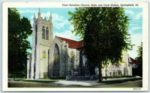 M-6781 First Christian Church Sixth and Cook Streets Springfield Illinois