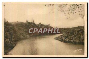 Old Postcard Creuse Crozant Creuse Picturesque general view of the Ruins