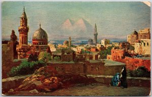 C. Wuttke Kairo Painting Cairo Egypt Postcard
